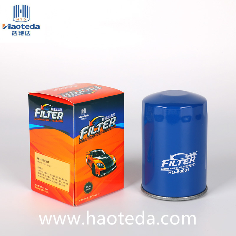 Filtro de aceite fácil de la instalación 15601-33021 para el tornillo de Honda en los filtros